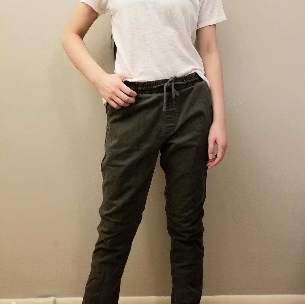 Khaki Jogger Sweatpants
